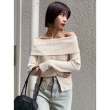 オフショルダーケーブルニット | MURUA | 詳細画像2 