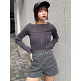 オフショルダーケーブルニット | MURUA | 詳細画像3 