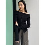 オフショルダーケーブルニット | MURUA | 詳細画像5 