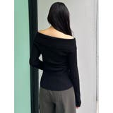 オフショルダーケーブルニット | MURUA | 詳細画像8 