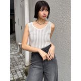 ランダムガーターニットタンク | MURUA | 詳細画像50