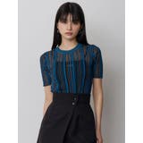 シアーストライプニット | MURUA | 詳細画像3 