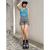 スクエアキーネックリブニットタンク | MURUA | 詳細画像18 