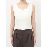 スクエアキーネックリブニットタンク | MURUA | 詳細画像22 