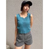 スクエアキーネックリブニットタンク | MURUA | 詳細画像4 