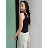 スクエアキーネックリブニットタンク | MURUA | 詳細画像7 