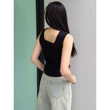 スクエアキーネックリブニットタンク | MURUA | 詳細画像8 