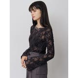 フロッキーフラワーシアートップス | MURUA | 詳細画像16 