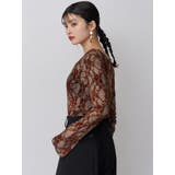 フロッキーフラワーシアートップス | MURUA | 詳細画像25 