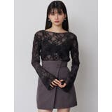 フロッキーフラワーシアートップス | MURUA | 詳細画像31 