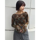 フロッキーフラワーシアートップス | MURUA | 詳細画像39 