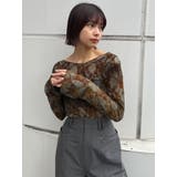 フロッキーフラワーシアートップス | MURUA | 詳細画像40 