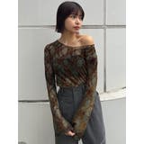 フロッキーフラワーシアートップス | MURUA | 詳細画像44 