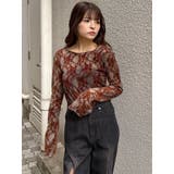 フロッキーフラワーシアートップス | MURUA | 詳細画像50 