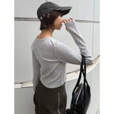 ロゴラメテレコトップス | MURUA | 詳細画像15