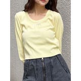 イエロー | ロゴラメテレコトップス | MURUA