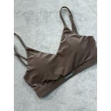 モカ | ロゴプレートベロアキャミ | MURUA