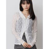 ホワイト | スウィッチングスリーブレースフーディ | MURUA