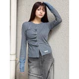 ウェーブバイカラーカーデトップス | MURUA | 詳細画像16 