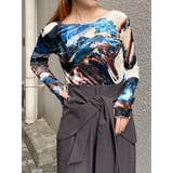 ニュアンスプリントベロアトップス | MURUA | 詳細画像12