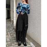 ニュアンスプリントベロアトップス | MURUA | 詳細画像6