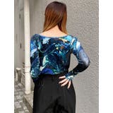 ニュアンスプリントベロアトップス | MURUA | 詳細画像9