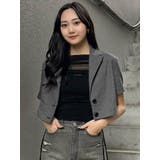 メッシュショートシャツジャケット【セットアップ着用可】 | MURUA | 詳細画像2 