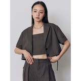 メッシュショートシャツジャケット【セットアップ着用可】 | MURUA | 詳細画像3 