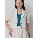 アイボリー | メッシュショートシャツジャケット【セットアップ着用可】 | MURUA