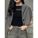 グレー | メッシュショートシャツジャケット【セットアップ着用可】 | MURUA