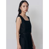 スクエアネックメッシュタンク【セットアップ着用可】 | MURUA | 詳細画像16
