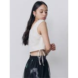 スクエアネックメッシュタンク【セットアップ着用可】 | MURUA | 詳細画像38