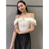 ストラップオフショルダーブラウス | MURUA | 詳細画像43 