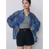 ニュアンスシアーシャツ【セットアップ着用可】 | MURUA | 詳細画像1 