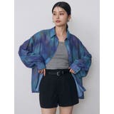 ニュアンスシアーシャツ【セットアップ着用可】 | MURUA | 詳細画像2 