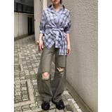 カシュクール2WAYハーフシャツ | MURUA | 詳細画像12 