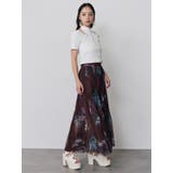 ブラーフラワーフレアスカート | MURUA | 詳細画像10 