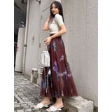 ブラーフラワーフレアスカート | MURUA | 詳細画像18 