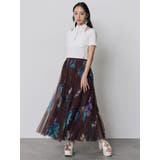 ブラーフラワーフレアスカート | MURUA | 詳細画像8 