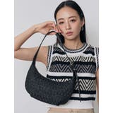 ブラック | ラフィアライクハンドルバッグ | MURUA