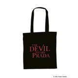 ブラック | 【プラダを着た悪魔】プリントトートバッグ | MURUA