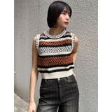 トライバルクロシェニットタンク | MURUA | 詳細画像34