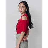 オフショルカーデドッキングニット | MURUA | 詳細画像21 