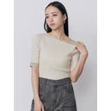 レイヤードワンショルハーフニット | MURUA | 詳細画像13