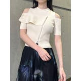 ショルダーカットZIPハーフニット | MURUA | 詳細画像10 