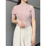ショルダーカットZIPハーフニット | MURUA | 詳細画像22 