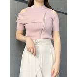 ショルダーカットZIPハーフニット | MURUA | 詳細画像23 
