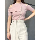 ショルダーカットZIPハーフニット | MURUA | 詳細画像24 