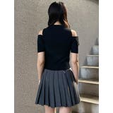 ショルダーカットZIPハーフニット | MURUA | 詳細画像6 