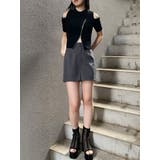ショルダーカットZIPハーフニット | MURUA | 詳細画像7 